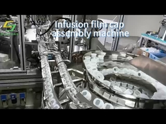 Infusion film cap assembly machine