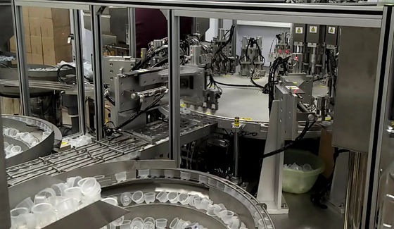 Euro Cap Assembly Machine with Independent Driving Source for Easy Maintenance Polished Surface for Product Protection