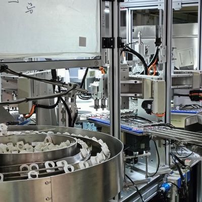 Non-Standard Automated Heli Cap Assembly Machine, Customised To Customer Requirements, Carousel Operation