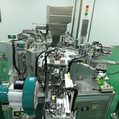 Automated Assembly Machine For Iodophor Caps Turntable Operation PLC Control Display Operation