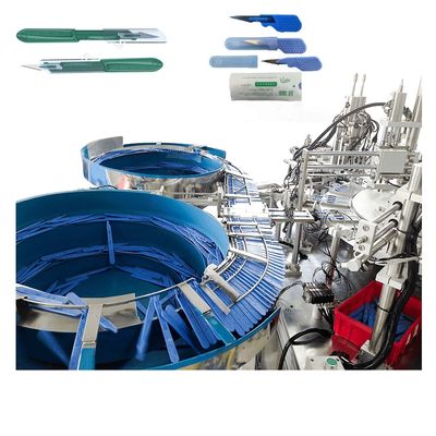 Disposable Scalpel And Surgical Knife Welding And Packing Machine Customized Non-Standard Medical Product Assembly Machine