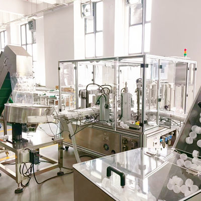 Washing liquid cap assembly of PLC control system and touch screen HMI operation.