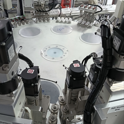 Non-standard customised automated milk cap assembly machine with high flexibility to maximise customer satisfaction.