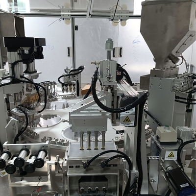 Customizable Spring Type Desiccant Cap Filling Machine with 99% Qualified Rate 1500-8500pcs/hr and Touch Screen Operation