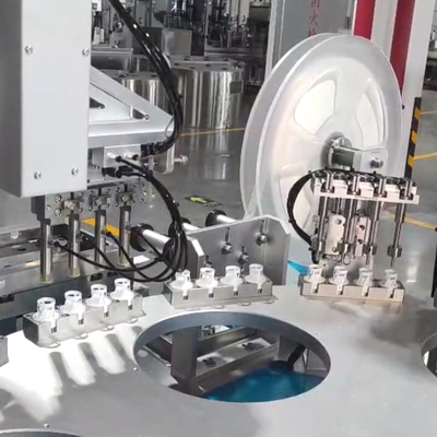 220V Silica Gel Desiccant Cap Assembly Machine with PLC Control