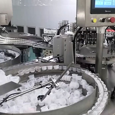 Automatic Euro Cap Assembly Machine with Touch Screen Operation Pneumatic Power and Automatic Inspection for Pharmaceutical Use