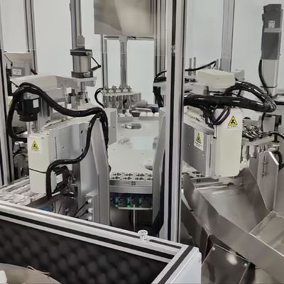 Good price CRC Cap Automated Assembly Machine Turntable Type Operation Feeding Elevator Feeding Higher Efficiency online