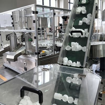 Good price Automated Assembly Machine For Laundry Lids PLC Control Display Operation Faults Will Be Displayed online