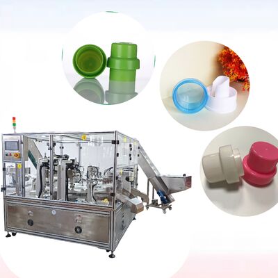 Good price High Accuracy Servo Motor Driven Laundry Detergent Cap Assembly Machine with 99% Qualified Rate online