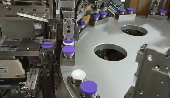 220V Automatic Screw Capping Machine Customized PLC Control System