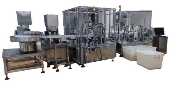 OEM Automatic Filling And Capping Machine AC380V Stainless Steel Material