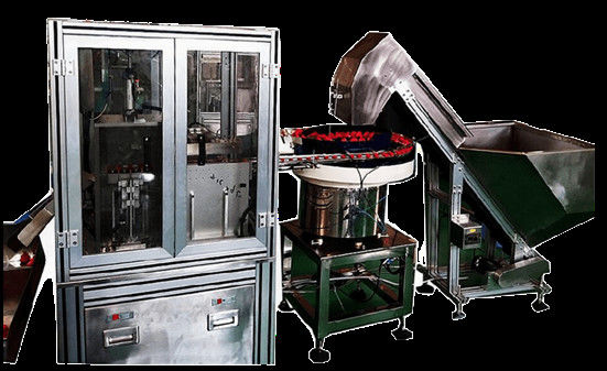 PLC Control Cap Assembly Machine Stainless Steel Flip Top Cap Closing Machine OEM
