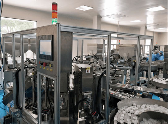 Infusion Cap Assembly Machine Automatic Capper Machine With PLC Control System