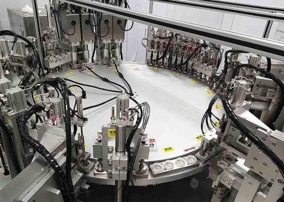 Four Station Cap Assembly Machine Double Folding Industrial Bottle Capper