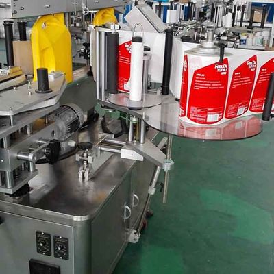 CE Automatic Bag Labeling Machine 500W Automatic Sticker Machine