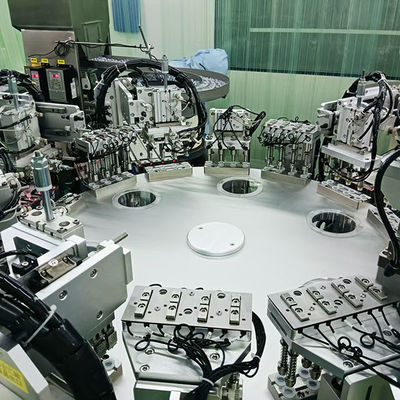 Stainless Steel Dynamic And Stable Automated Euro Cap Assembly Machine Driven By Servo Motors And Indexing Discs.