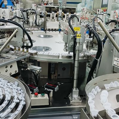 Stainless Steel Euro Cap Assembly Machine For Plastic IV Infusion Bags And Bottles With Polished Surface