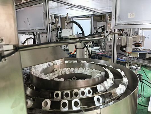 Heli Cap Assembly Machine with Photoelectric Sensor Detection System