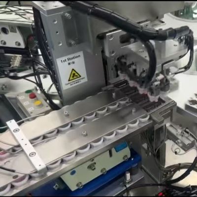 High Precision Euro Cap Assembly Machine Servo Motor Indexing Drive Pneumatic Power
