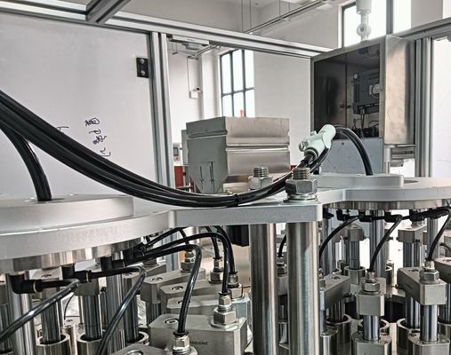 Stainless Steel And Aluminium Alloy Euro Cap Assembly Machine For GMP Requirements And High Product Qualification Percentage