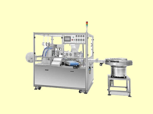 Automatic Filling of Granular Desiccant and Assembling of Block Preservative with Video Inspection Machine