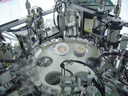European cover single pull ring cover assembly machine running speed, servo mechanism, stable performance, low post maintenance costs