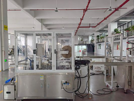 220V Cap Lining Machine PLC Control Made Of Stainless Steel Servo Mechanism Stable Performance