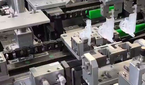 Linear Sliding Rail Conveying System Cap Assembly Machine For Trigger Sprayer Perfume Pump