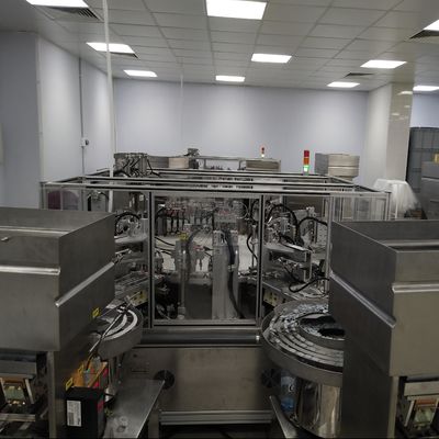 European Cap Double Fold Cap Automated Assembly Machine Turntable Type High Capacity Stainless Steel
