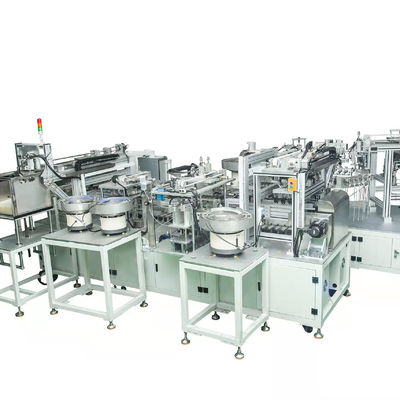 Automated assembly machine for blood collection needles with vibrating plate loading method, convenient, orderly and fast, made of stainless steel, with good quality.