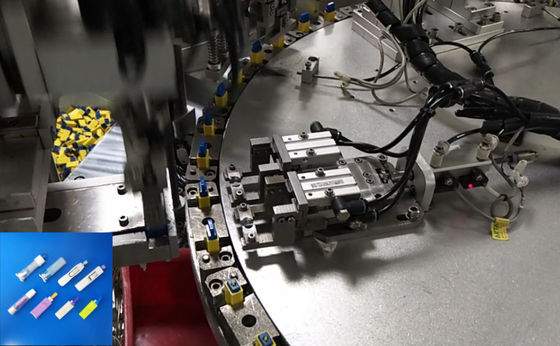 Automatic Assembly And Detection Process For Blood Collection Needles In Safety Lancet Production Line