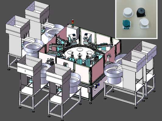 AC380V Heli Cap Assembly Machine OEM Auto Capping Machine CE Certificate
