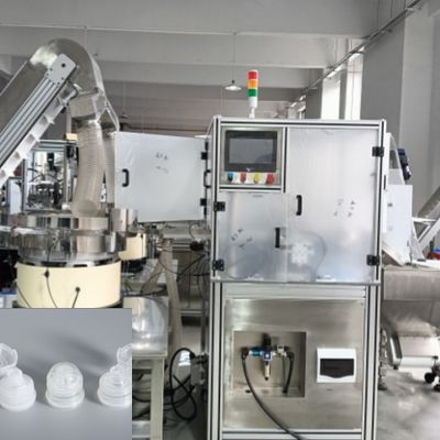 Automatic Cap Assembly Machine For Flip Top Caps Soy Sauce Caps And Others With Good And Defect Products Separated Function