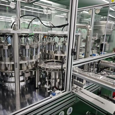 Mechanical Automated Assembly Machine Vibration Plate Feeding Method Touch Screen Operation