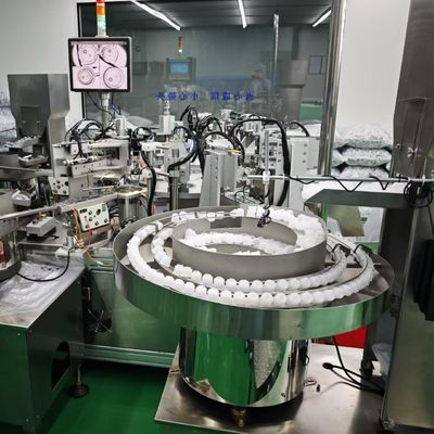 Single Pull Ring Cap Assembly Machine Controlled By PLC With Multi-language Display Which Easily Operated