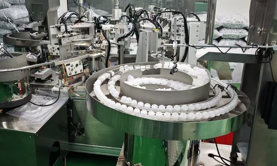 Highly Euro Cap Assembly Machine For Plastic IV Infusion Caps High Precision And Stable Pressure ISO And GMP Compliant