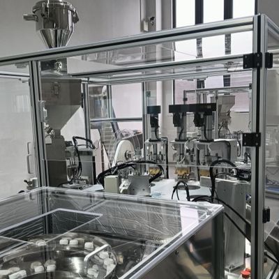 Blood Glucose Test Strip Bottle Cap Automatic Assembly Machine Stainless Steel Material Not Easy To Rusting