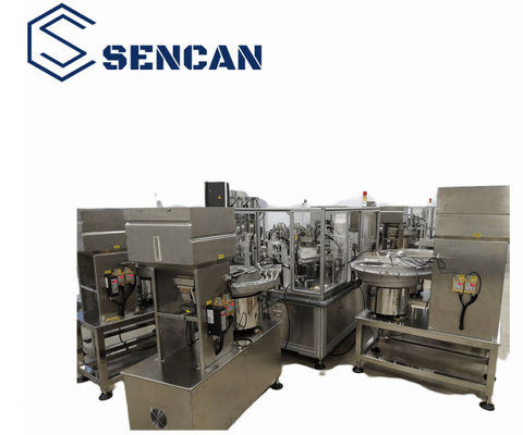 Euro Cap Assembly Machine For Multi-Piece Plastic Caps And Closures With Above 99% Qualified Product Rate