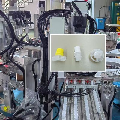 Non-standard Automated Cap Screwing Machine Vibrating Disk Feeding Divided Into Directions Turntable Type Operation