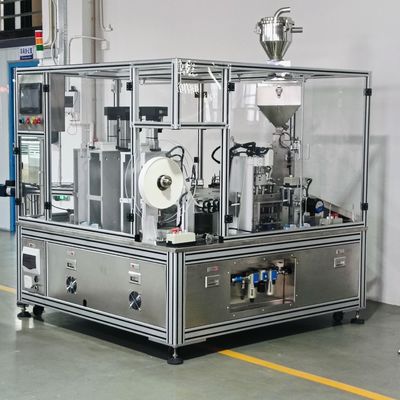 Automatic Filling Machine For Desiccant Caps Integrated With Image Inspection Machine