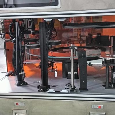 Accurate image Inspection Machine For Detecting Infusion Cap Appearance of Surface Scratches and Stains on Products which replacing traditional artificial eyesight inspection