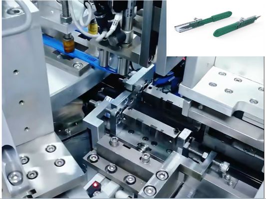 Disposable Scalpel Automated Assembly Machine Stable Performance Fast Operating Rate