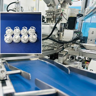 Spring-loaded Desiccant Cap Automated Assembly Machine For Effervescent Tablets