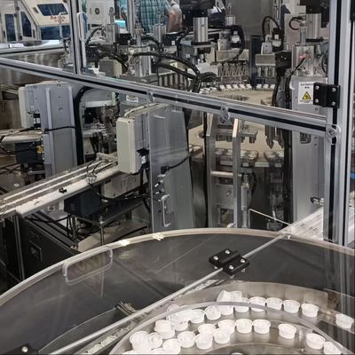 Index motion Heli cap assembling machine, customised to meet customer requirements with high flexibility.