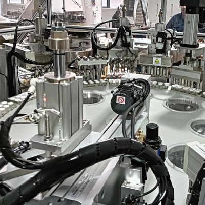 Customised indexed motion heli cap assembly machine with easy to use touch screen operation
