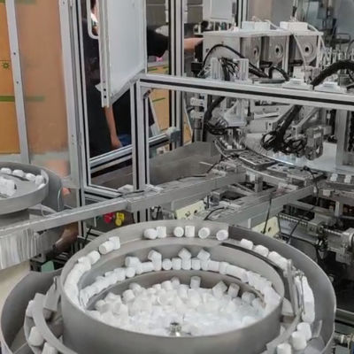 Desiccant Cap Silica Gel Filling Sealing Cap Automatic Servo Motor Assembly Machine