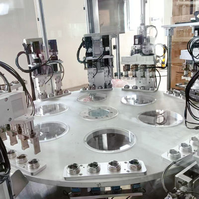 Washing liquid cap assembly of PLC control system and touch screen HMI operation.