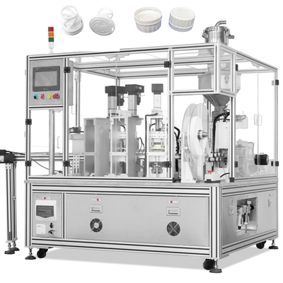 Automatically punch And Cut Sealing Paper Silica Gel Desiccant Cap Assembly Machine  With Automatic Counting Function