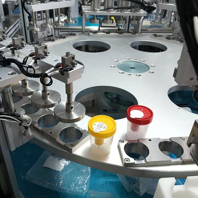 Turntable-style Urine Cup Assembly Machine with 99% Qualified Rate and 800kg Weight for Stable Performance
