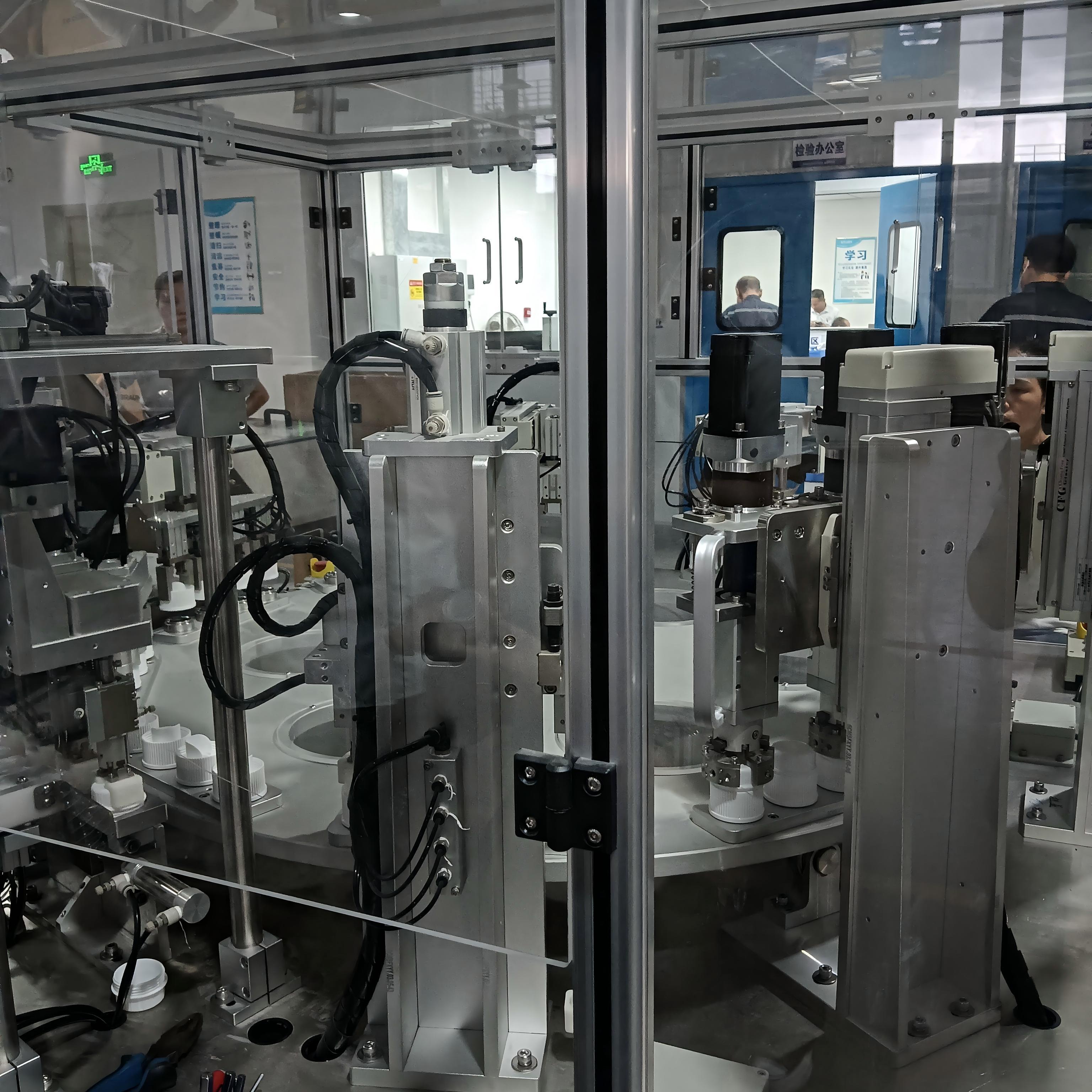 Automated Liquid Detergent Cap Assembly Machine